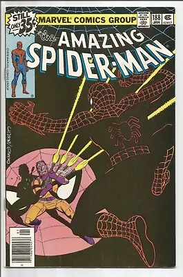 Buy Amazing Spider-Man #188 Newsstand - Vs Jigsaw - 1978 - NICE COPY • 15.83£