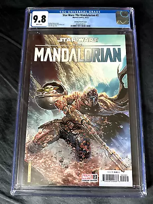 Buy CGC 9.8 Star Wars The Mandalorian #2 Cheung Variant - 1st Full Grogu Marvel 2022 • 200£
