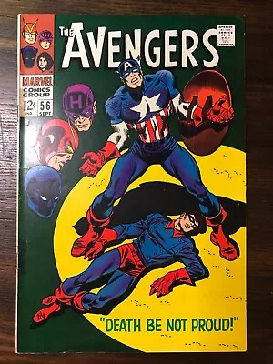 Buy The Avengers #56 Marvel Comics Silver Age 1968 - Stan Lee & Romita Sr. • 15.80£