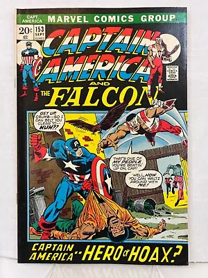 Buy Captain America #153 (VF-) Marvel Comics 1972 “Captain America Hero Or Hoax!” • 23.72£