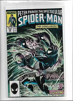 Buy Peter Parker, The Spectacular Spider-man #132 1987 Fine 6.0 3331 • 9.55£