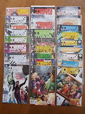 Buy Dc New 52 : Teen Titans ( 2nd Series ) 1-24 +2 Full Set / Vfn/vfn+ • 38£