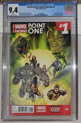 Buy All New Marvel Now Point One #1 CGC 9.4 (2014) 1st Kamala Khan Ms Marvel Marvel • 68.39£