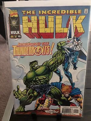 Buy Incredible Hulk 449 January 1997 Nm 1st App Thunderbolts • 158.11£
