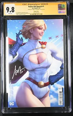 Buy Power Girl Special #1 Variant CGC 9.8 SS Signed By Stanley  Artgerm  Lau • 135.03£