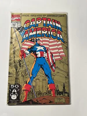Buy Captain America #383 Triple Sized 50th Anniversary Issue VF+/NM Marvel Comics • 3.17£