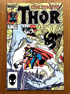 Buy Marvel Comics - The Mighty Thor #345 - Classic Walt Simonson Story And Art! • 2.25£