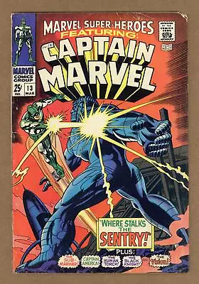 Buy Marvel Super Heroes #13 GD/VG 3.0 1968 1st Carol Danvers (pre Ms. Marvel) • 257.12£