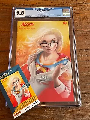 Buy Action Comics #1060 Cgc 9.8 Natali Sanders Megacon Excl Supergirl Variant Le 600 • 95.93£