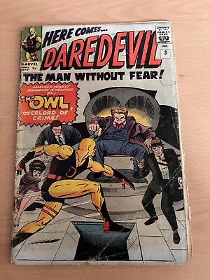 Buy Daredevil No 3 (1964). 1st App And Origin Of The Owl . • 20£
