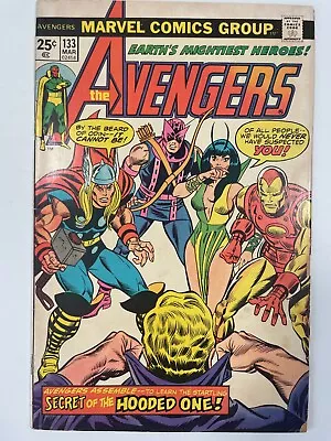 Buy Avengers #133 - Origins Of Kree-Skrull War, Mantis And Vision - 1974 • 12.65£