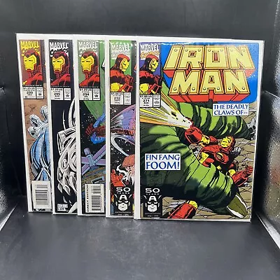 Buy IRON MAN Lot Of 5 Issue #’s 271 272 294 295 & 299 (B59)(10) • 15.74£