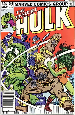 Buy Incredible Hulk #282 🔥🔑Key Issue🔥: First  Smart Hulk  With She-Hulk CGC 9.2 • 47.44£