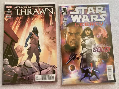Buy Star Wars Thrawn #1 (2018) & Star Wars Legacy #1 Jaina Solo • 23.70£