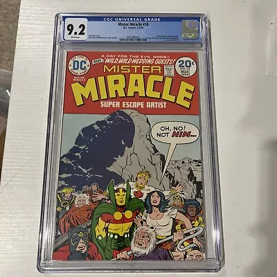 Buy Mister Miracle #18 (1974) CGC 9.2 White Pages Jack Kirby Very Rare Book • 44.03£