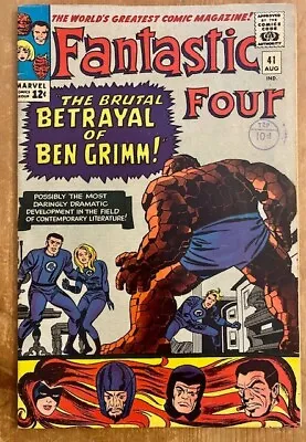 Buy Fantastic Four #41 (1965) Very Nice Copy • 40£