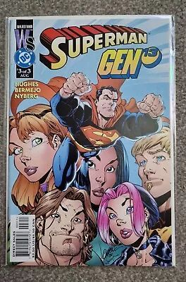 Buy SUPERMAN / GEN 13 #3 DC/Wildstorm J Scott Campbell VARIANT 2000 • 14.99£