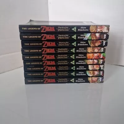 Buy The Legend Of Zelda Twilight Princess Manga 1-9 English Viz Set • 65£