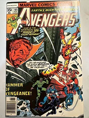 Buy Avengers #165 NM+ 9.2 1st Henry Gyrich! Vision, Whizzer, And Thor Cameo! • 7.91£