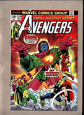 Buy Avengers #129_november 1974_very Fine+_kang The Conqueror_bronze Age Marvel! • 2.20£