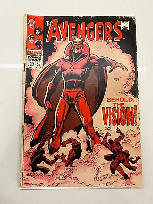 Buy THE AVENGERS #57 (1968) - 1st Appearance Of The Vision • 147.91£