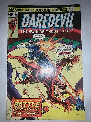 Buy Marvel Comics Daredevil #132 2nd App Bullseye UK Pence Variant GD/VG(3.0) • 15£