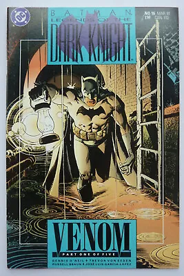 Buy Batman: Legends Of The Dark Knight #16 - Venom DC Comics March 1991 VF+ 8.5 • 8.99£