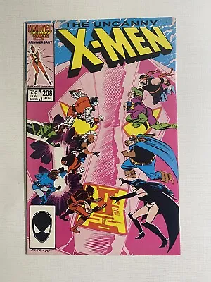 Buy Uncanny X-Men #208 In FN — A Copper Age, Marvel, Comic, 1986 • 4.01£