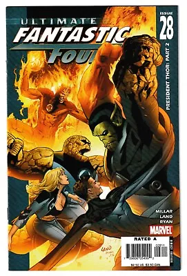 Buy Ultimate Fantastic Four #28 - Marvel 2004 - Cover By Greg Land [Ft Thor] • 5.99£