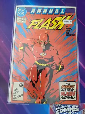 Buy Flash Annual #1 Vol. 2 High Grade 1st App Dc Annual Book Cm85-89 • 7.90£