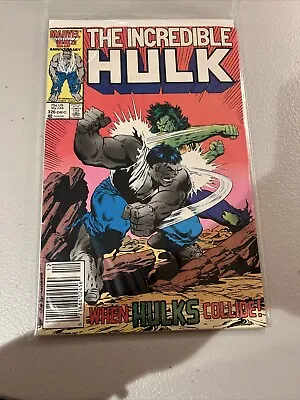 Buy Incredible Hulk #326 1st  Fight Between Grey/Green Hulk Newsstand • 11.98£