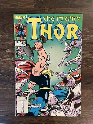 Buy The Mighty Thor #346 Marvel Comics 1984 VF- 1st Casket Of Ancient Winters • 3.17£
