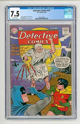 Buy Detective Comics #274 CGC 7.5 VFN- • 299£