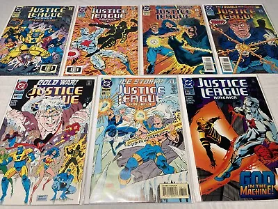 Buy Justice League Of America 80 81 82 83 84 85 86 NM To VF+ New Booster Gold 1993 • 8.54£
