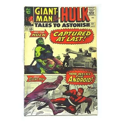 Buy Tales To Astonish (1959 Series) #61 In Fine Condition. Marvel Comics [w  • 48.94£