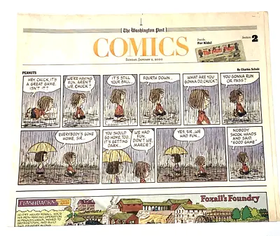 Buy Charles Schultz Peanuts Close To Last Comic Strip 1/2/2000 Washington Post • 11.99£