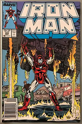 Buy Iron Man #222 Michelinie Bright Layton Tony Stark Avengers Newsstand NM/M 1987 • 6.39£