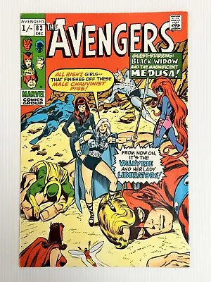Buy Avengers #83 FN/VF 1970 1st Valkyrie & Lady Liberators Marvel Pence Copy • 132£