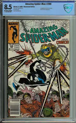 Buy Amazing Spider-man #299 Cbcs 8.5 Ow/wh Pages // Todd Mcfarlane Cvr + Venom Cameo • 111.93£