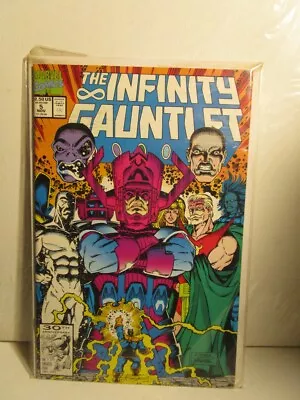 Buy Marvel Comics The Infinity Gauntlet #5- Galactus/Thanos/Watcher 1991 Bagged Boar • 14.39£