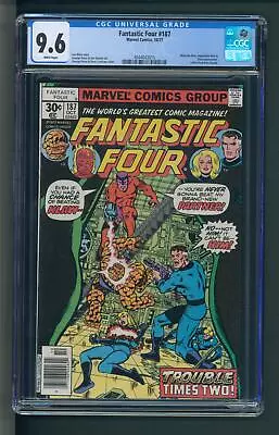 Buy Fantastic Four #187 CGC 9.6 White Pages George Perez • 80.24£