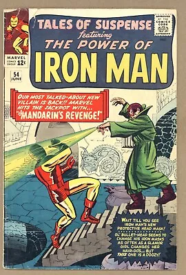 Buy Tales Of Suspense 54 GVG Kirby Cover! Don Heck! 2nd MANDARIN! 1964 Marvel T430 • 53.83£