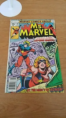 Buy MS. MARVEL #19 F+/VF- CAPTAIN MARVEL, Marvel Comics 1978 Ronan Kree • 16£