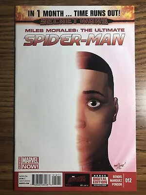 Buy MILES MORALES: THE ULTIMATE SPIDER-MAN 12 David Marquez Cover MARVEL COMICS 2015 • 10.21£