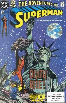 Buy Adventures Of Superman #465 FN 1990 Stock Image • 6.72£