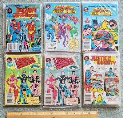 Buy LOT Of 6 DC Special Blue Ribbon Digest - LSH Legion Super Heroes Secret Origins • 14.38£