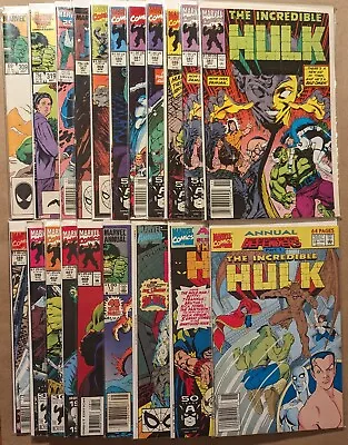 Buy The Incredible Hulk Lot Of 20 Comics 1985-1992 • 22.12£
