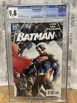 Buy DC Comics Batman #612 CGC 9.8 Jim Lee Superman Hush Key Issue Rare • 127.92£