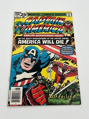 Buy Captain America #200 August 1976 Bicentennial Issue Marvel Comics Group • 47.43£