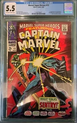 Buy Marvel Super-heroes  #13  Cgc  5.5  1st Carol Danvers • 200£